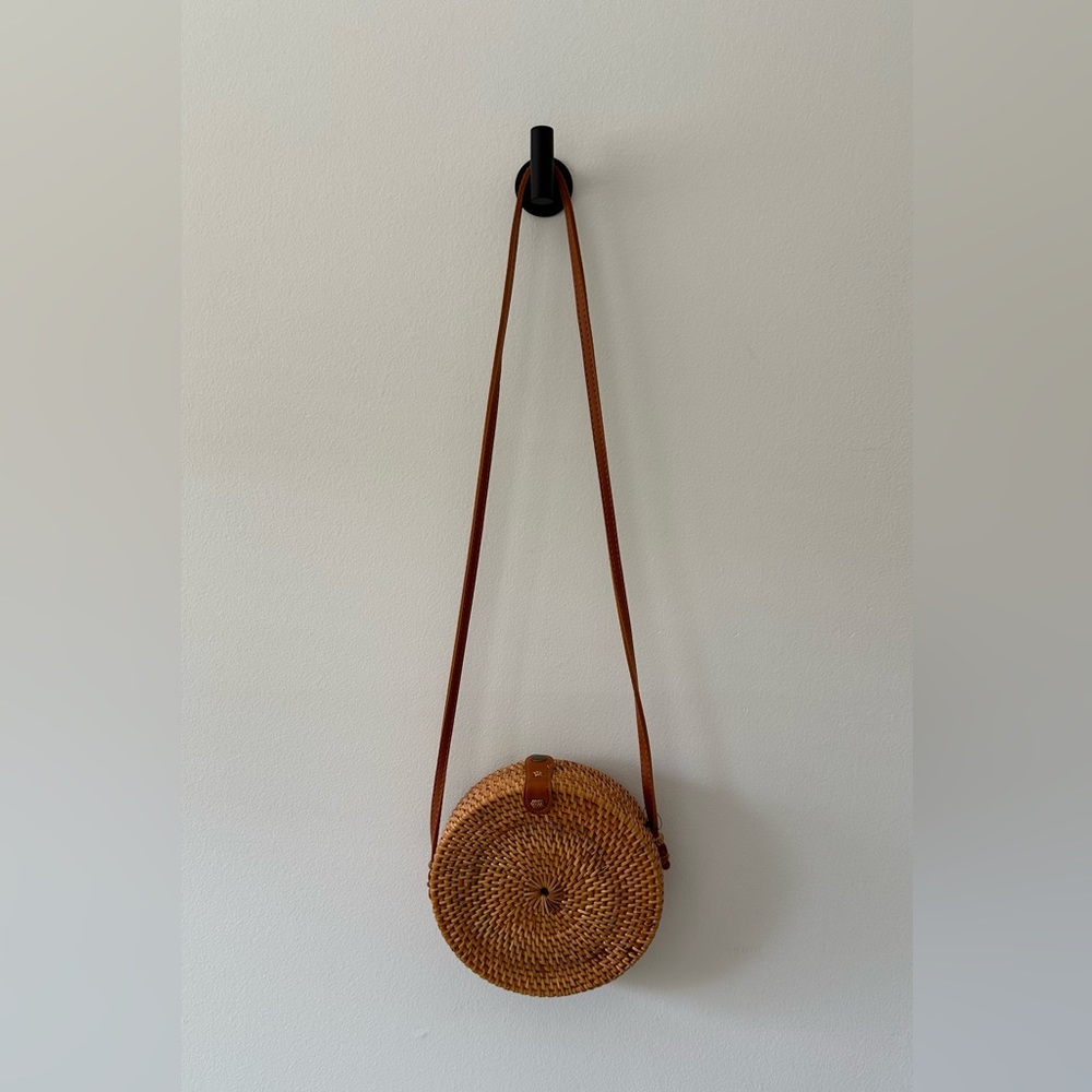 Twig and arrow round rattan summer Crossbody bag